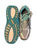 Orthofeet Silver Teal Sneakers Size 9 - photo 2
