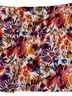 Rip Skirt Floral White Pink Active Skirt Size XL - photo 1