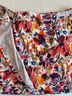 Rip Skirt Floral White Pink Active Skirt Size XL - photo 4