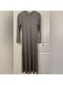 Mango Solid Gray Casual Dress Size 4 - photo 6