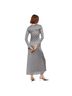 Mango Solid Gray Casual Dress Size 4 - photo 2