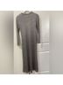 Mango Solid Gray Casual Dress Size 4 - photo 8