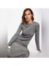 Mango Solid Gray Casual Dress Size 4 - photo 4
