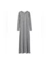 Mango Solid Gray Casual Dress Size 4 - photo 9