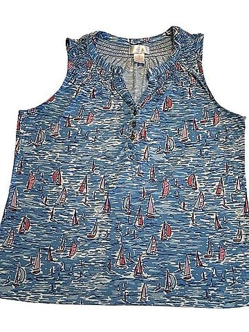 Stella Parker Capri Seaside Sleeveless T-Shirt (view 1)