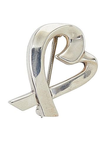 Tiffany & Co. Tiffany & Co. Loving Heart Paloma Picasso Brooch, SV925 Silver, Women's. (view 1)
