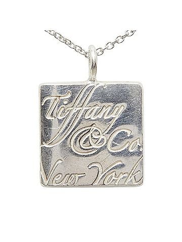 Tiffany & Co. Tiffany & Co. Notes Square Necklace Pendant, Sterling Silver (SV925), Women's. (view 2)