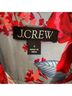 J.Crew 100% Viscose Floral Blue Red Long Sleeve Button-Down Shirt Size S - photo 3
