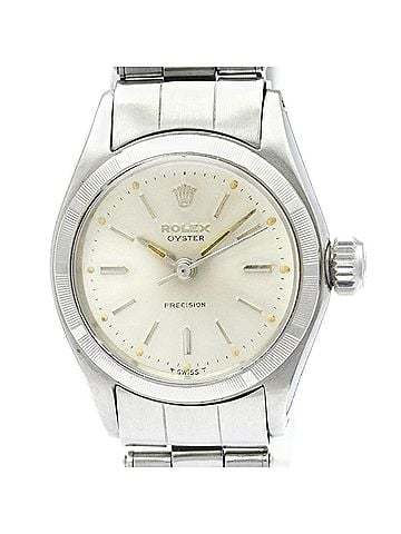 Rolex ROLEX Oyster Precision 6411 Steel Hand-winding Ladies Watch Vintage (view 1)