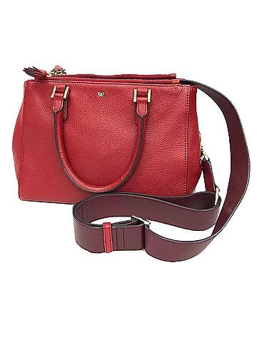 Anya Hindmarch ANYA HINDMARCH Anya Hindmarch Leather 3-Way Tote Bag Shoulder Red (view 1)
