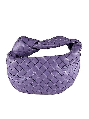 Bottega Veneta Bottega Veneta Mini Jodie Leather Handbag, Purple, Women's, Z10251 (view 1)