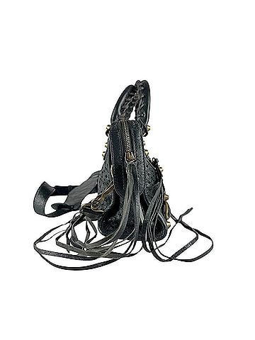 Balenciaga Balenciaga BALENCIAGA Handbag Shoulder Bag Classic Mini City Leather Dark Gray Gold Women's z10242 (view 2)