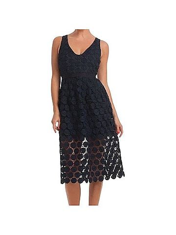 Trina Turk Ceiba Crochet Cocktail Dress (view 1)