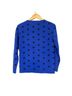 Talbots 100% Cashmere Polka Dots Blue Black Sweater Vest Size S - photo 2