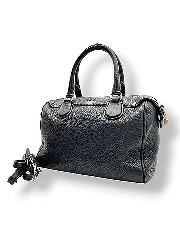 Coach Coach Mini Bennett Satchel Handbag Shoulder Bag F36677 Black Leather Women's S49 (view 1)