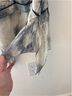 TRYB 100% Silk Print Gray Blue Sleeveless Blouse Size L - photo 8