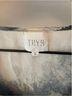 TRYB 100% Silk Print Gray Blue Sleeveless Blouse Size L - photo 3