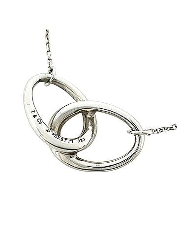 Tiffany & Co. TIFFANY&Co. Tiffany Elsa Peretti Double Loop Necklace SV925 Women's (view 2)