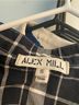 Alex Mill Plaid Blue White Button-Down Shirt Size S - photo 3