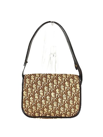 Christian Dior Christian Dior Dior Vintage Logo Trotter Bag, Handbag, Shoulder Leather, Canvas, Men's, Women's, Beige (view 2)