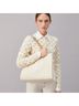 Tory Burch 100% Tweed Solid White Ivory Tote One size - photo 5