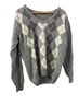 Brandy Melville Argyle Gray White Pullover Sweater One size - photo 1