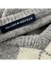 Brandy Melville Argyle Gray White Pullover Sweater One size - photo 3