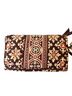 Vera Bradley 100% Cotton Floral Brown Multi Color Wallet One size - photo 4