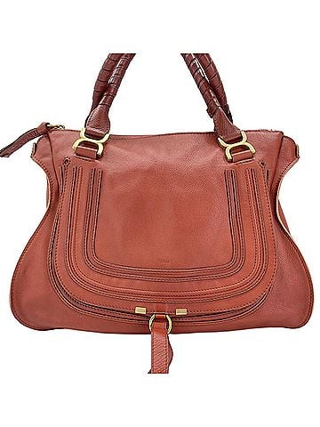 Chloé Chloé Chloe Marcie Tote Bag, Brown (view 2)