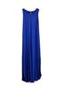 Grecerelle Solid Blue Casual Dress Size L - photo 1