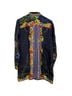 Johnny Was 100% Silk Floral Multi Color Long Sleeve Blouse Size M - photo 2