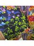 Johnny Was 100% Silk Floral Multi Color Long Sleeve Blouse Size M - photo 9