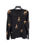 Catherine Malandrino Print Black Tan Casual Sweaters Size XL - photo 2