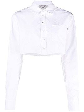 coperni Women's Cropped Cotton Shirt (view 1)