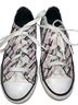 Converse Graphic Black Pink White Sneakers Size 6 - photo 1