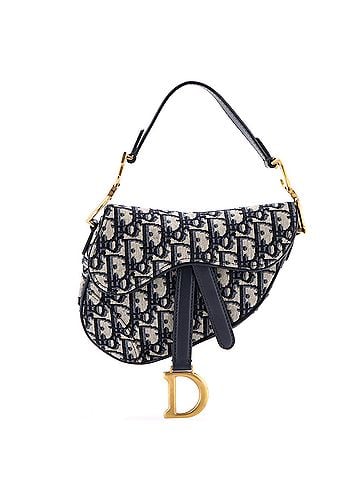 Christian Dior Saddle Handbag Oblique Canvas Mini (view 1)