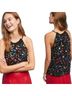 Anthropologie Print Black Multi Color Tank Top Size S - photo 1