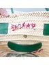 Tory Burch 100% Straw Floral Green Tan Tote One size - photo 8