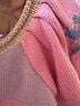 LoveShackFancy Stars Color Block Stripes Pink Purple Tan Pullover Sweater Size M - photo 13