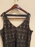Bisou Bisou 100% Polyester Graphic Black Tan Casual Dress Size 14 - photo 7