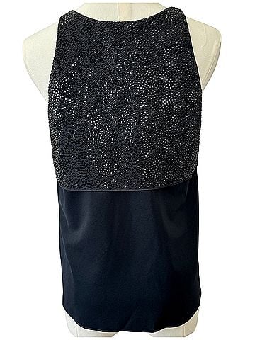 Emporio Armani Rhinestone Embellished Sleeveless Blouse (view 2)