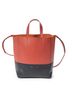 Céline Red Small Bicolor Vertical Cabas Tote One size - photo 1