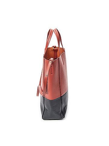 Céline Small Bicolor Vertical Cabas Tote (view 2)
