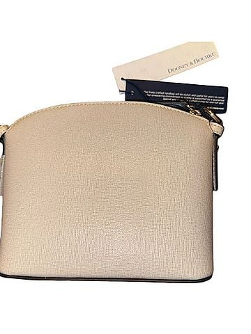 Dooney & Bourke Saffiano Mini Domed Crossbody Leather Crossbody Bag (view 2)