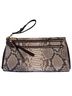 Coach Snake Print Multi Color Leather Clutch One size - photo 1