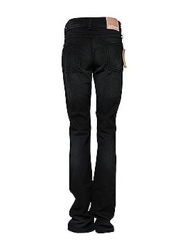 John Galliano Black Cotton Mid Waist Tapered Denim Women's Jeans (view 2)
