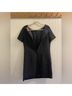 Tory Burch Print Gray Black Casual Dress Size 10 - photo 7