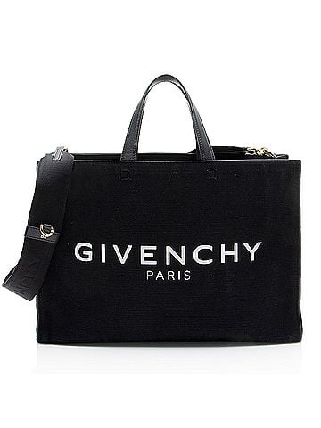 Givenchy Givenchy Canvas Logo Medium Shopper Tote (view 1)