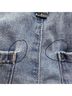 Free People Solid Blue Jeans Size 2 - photo 9
