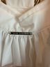 Elie Tahari Solid White Sleeveless Blouse Size M - photo 5